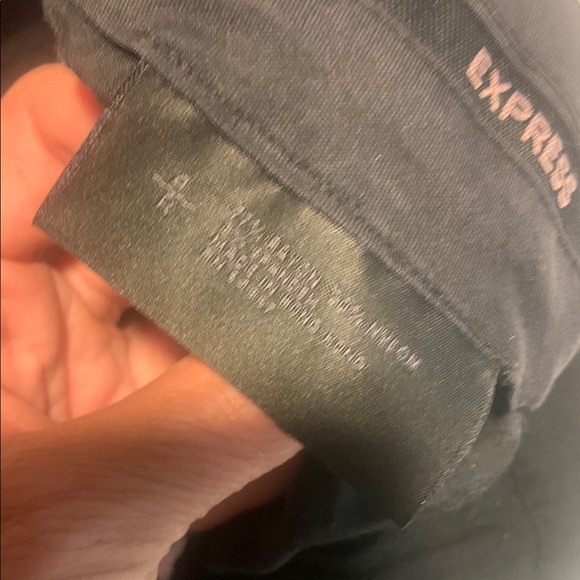 Express Editor Black Flared Pants 4 R - Picture 7 of 7